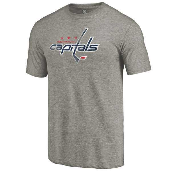 Men's Washington Capitals Distressed Team Logo Tri Blend T-Shirt Ash FengYun,We sell and wholesale Men's Washington Capitals Distressed Team Logo Tri Blend T-Shirt Ash FengYun on line form chian!